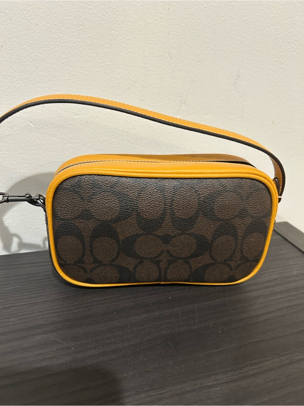Coach Jamie Mini bag In Signature Canvas With Varsity Motif (Style No. CB851) - Picture 7 of 11
